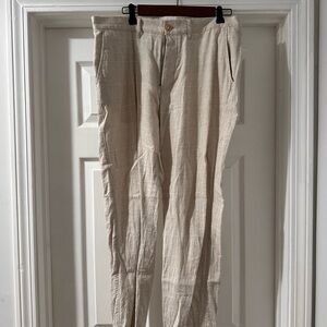 J crew linen pants